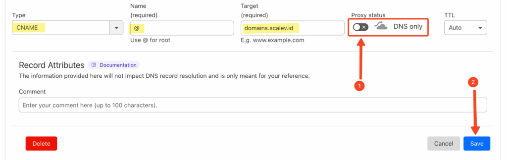 Setting cloudflare 4