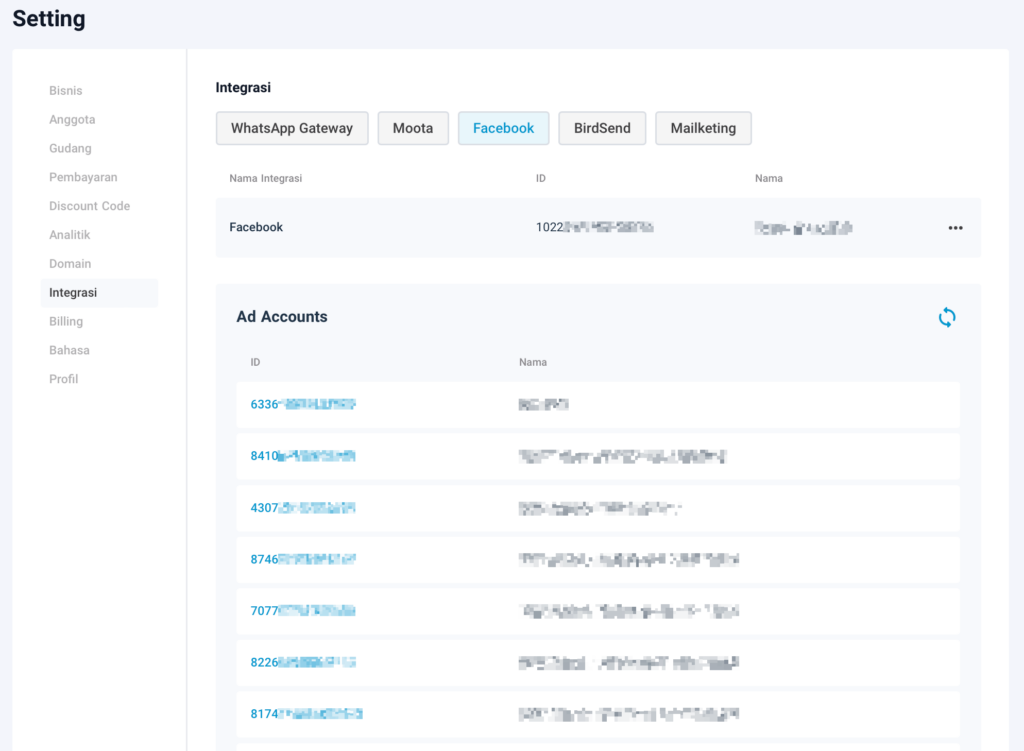 Integrasi Ad Account 3