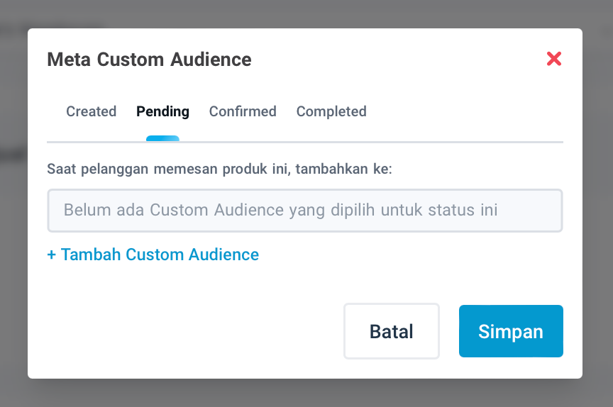 Tambah Custom Audience 3
