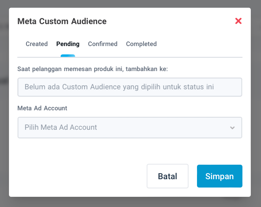 Tambah Custom Audience 4