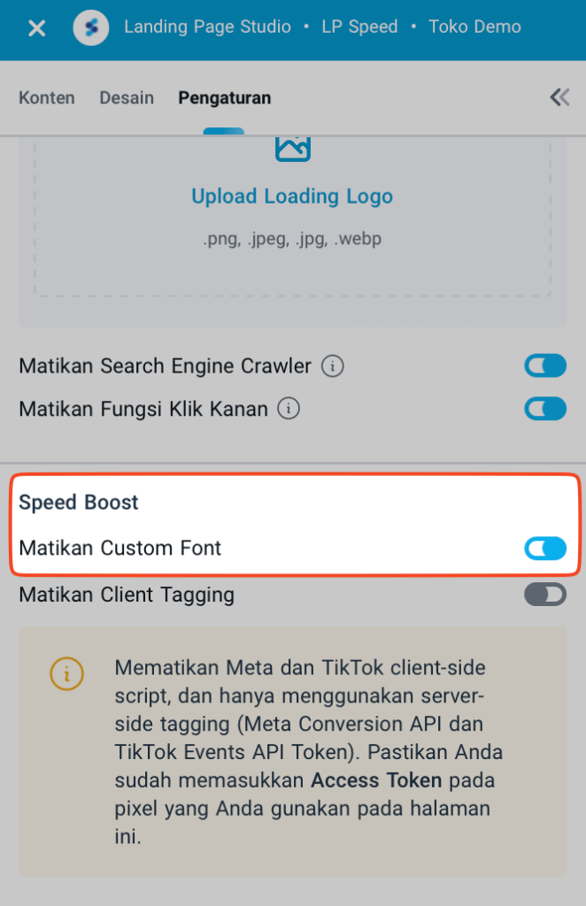Optimasi Speed 4 Min