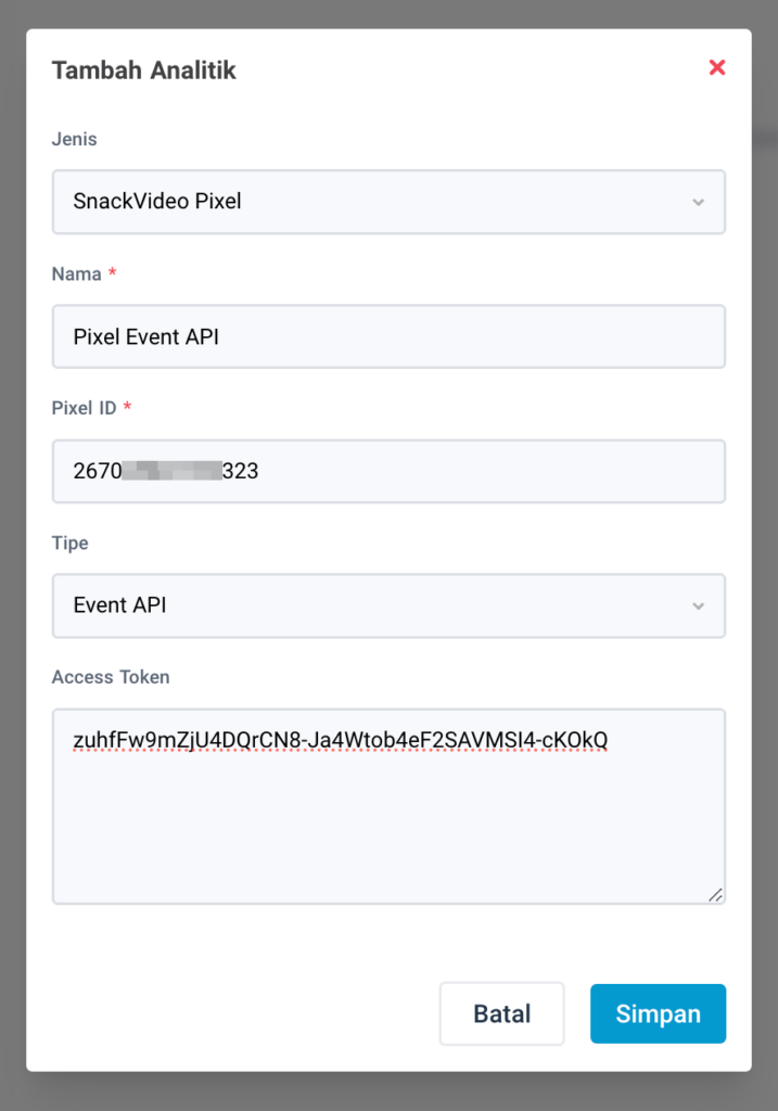 Membuat Pixel Eventapi 7