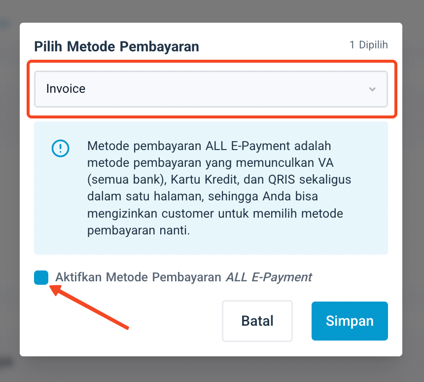 Tambah Epayment 2