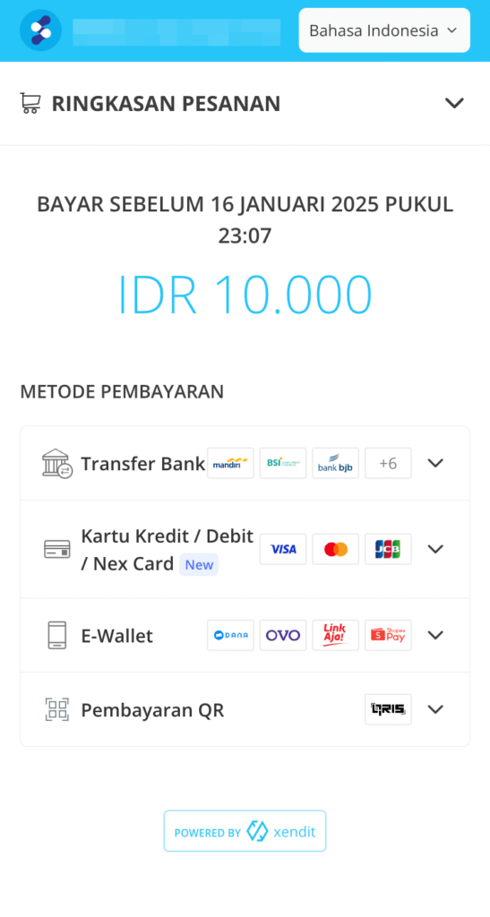 Tambah Epayment 4