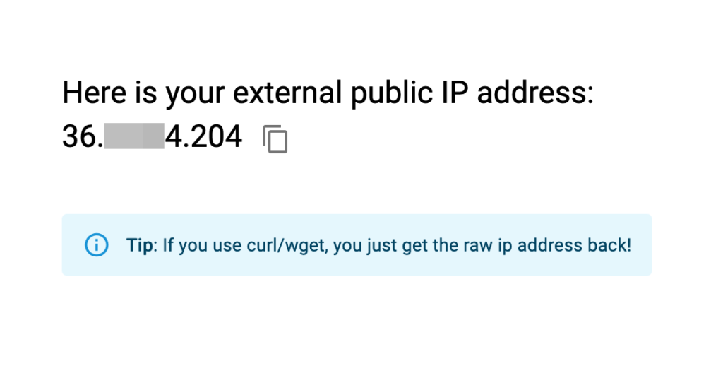 IP address publik di myip.dk