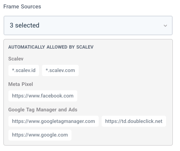 Panel Frame Sources